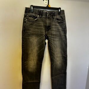 Lee Men’s Slim Fit Jeans Black Faded Wash Size 30x30